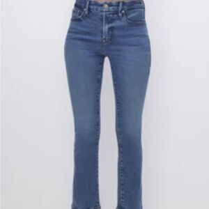 Good American Classic Denim Straight Leg Jeans